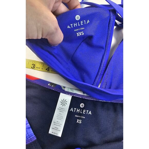 Athleta 2 piece DIFFERENT SIZES XXS top XS bottom matching separates bikini - Picture 3 of 6